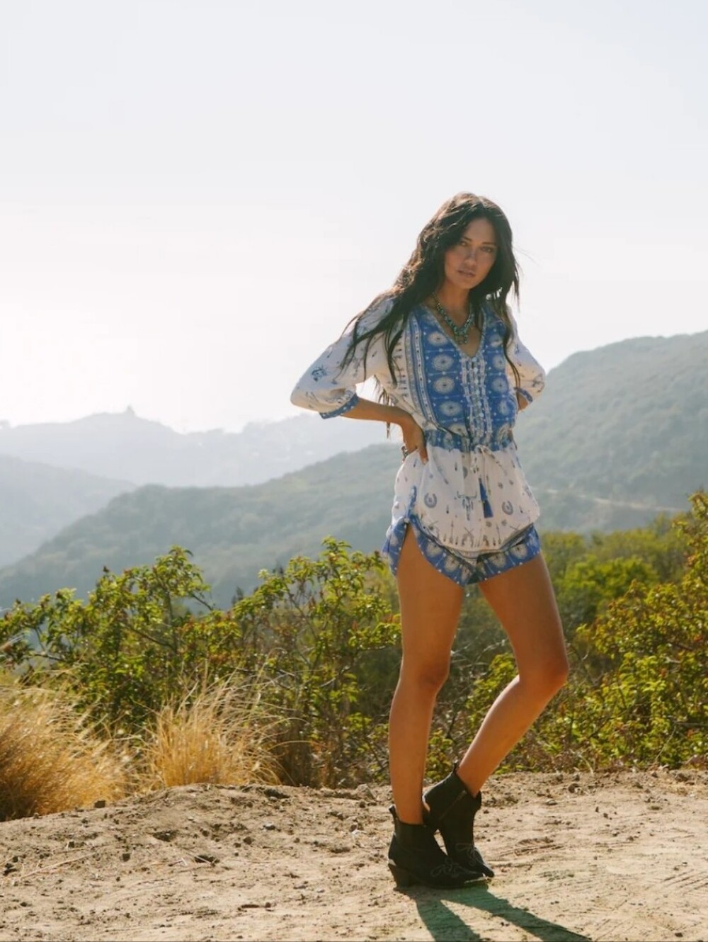 Spell~ Vtg. Coyote Playsuit/Romper - Picture 2 of 12